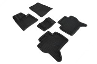 Коврики 3D EVA "РОМБ" Mitsubishi Pajero IV 2006-н.в. черные (комплект) 95323 SEINTEX
