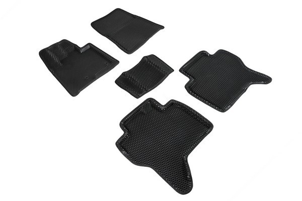 Коврики 3D EVA "РОМБ" Mitsubishi Pajero IV 2006-н.в. черные (комплект) 95323 SEINTEX
