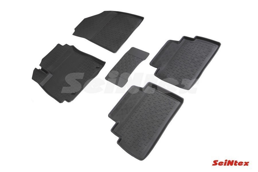 SEINTEX Коврики KIA SOUL III с высоким бортом (комплект) 92059 (2019-) + перемычка