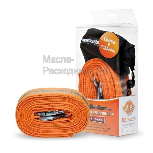 Трос VIP буксировочный лента 3 т, 5 м с сумкой AIRLINE ATRP3