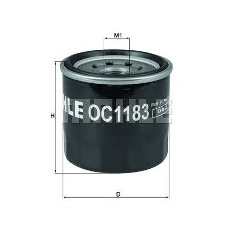 MAHLE / KNECHT OC1183 Фильтр масляный Mazda 3, 6, CX-5 Sky 2012-