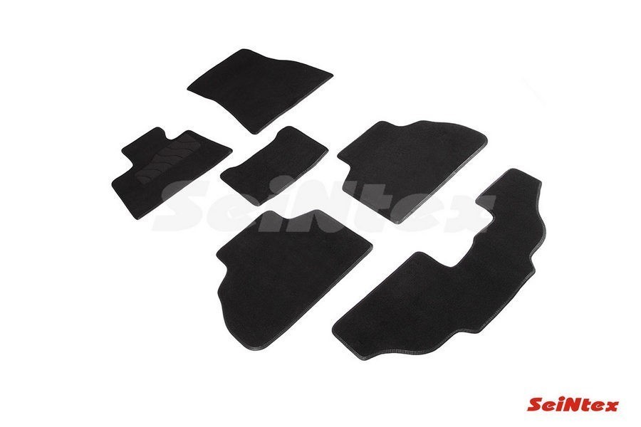 Ворсовые коврики LUX для BMW X7 G07 (7 мест) 2018-н.в. (комплект) SEINTEX 94275