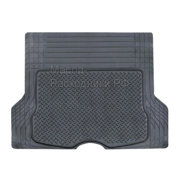 Ковер полимерный в багажник автомобиля универсальный, цвет - черный, размер 133х111см AIRLINE ACMRTM06
