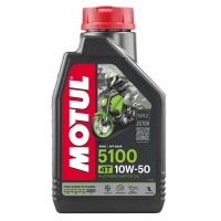 Масло для 4-тактных двигателей Motul 5100 4T 10W-50 (1л) 104074