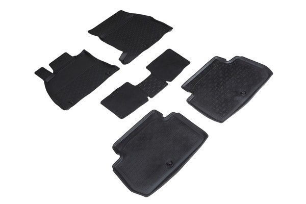 SEINTEX Коврики KIA STINGER с высоким бортом (комплект) 89386 (2017-) + перемычка