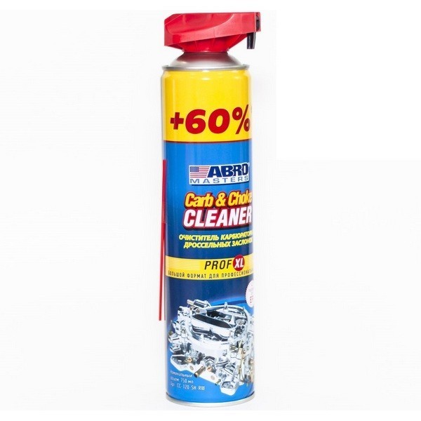 ABRO Очиститель карбюратора PROF XL (аэрозоль) (Abro Masters) 650мл. CC120SHRW