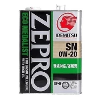 Масло моторное IDEMITSU Zepro Eco Medalist SN/GF5 0W-20 (4л) + 1л в ПОДАРОК