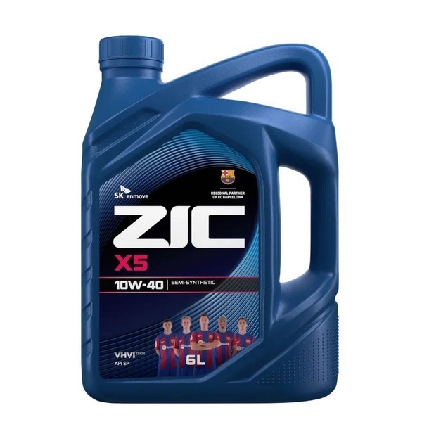 Масло моторное ZIC X5 10W-40 (6л) 172622