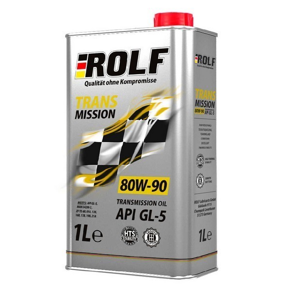 Масло трансмиссионное ROLF Transmission 80W-90 GL-5 (1л) 322242