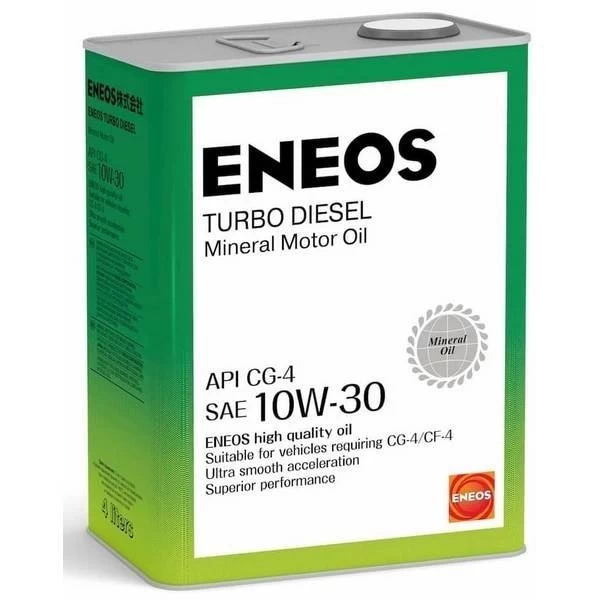 Масло моторное ENEOS Turbo Diesel 10W-30 (4л) oil1424