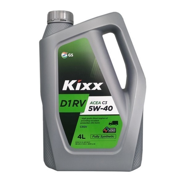 Масло моторное Kixx D1 RV 5W-40 ACEA C3, SN/CF (4л) L2013440E1