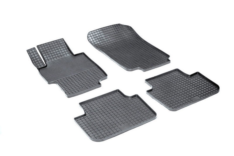 Коврики резиновые с рисунком "Сетка" HONDA ACCORD VII 2002-2008 (комплект) SEINTEX 00546