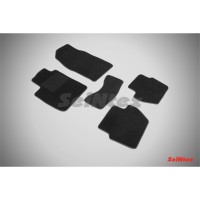 Ворсовые коврики LUX FORD ECOSPORT 2014-2017 (комплект) SEINTEX 85982