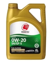 Масло моторное IDEMITSU FULLY-SYNTHETIC SN/GF-5 0W-20 (4л) 30011325746