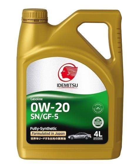 Масло моторное IDEMITSU FULLY-SYNTHETIC SN/GF-5 0W-20 (4л) 30011325746