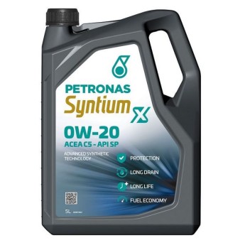 Масло моторное PETRONAS SYNTIUM X 0W-20 C5 (5л) 70980M12EU