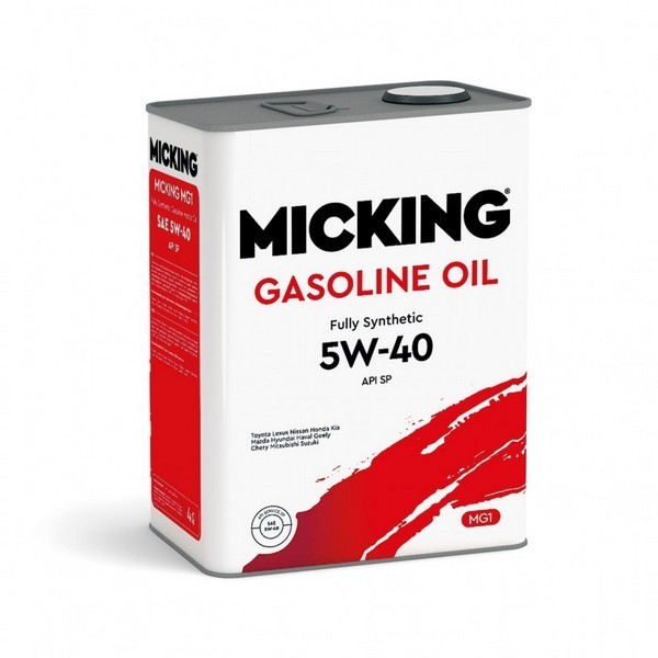 Масло моторное Micking Gasoline Oil MG1 5W-40 SP (4л) M2134