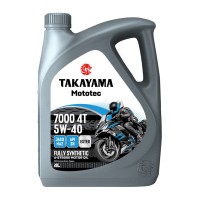 Масло моторное 4T 5W-40 TAKAYAMA Mototec 7000 SN JASO MA-2 (4л) 6056078