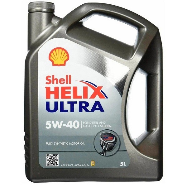 SHELL HELIX ULTRA 5W-40 A3/B4 SN/CF Масло моторное (5л) 550052838 ...
