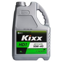 Масло моторное Kixx HD1 10W-40 CI-4/SL, ACEA E7-08/B4/A3-07 (6л) L2061360E1