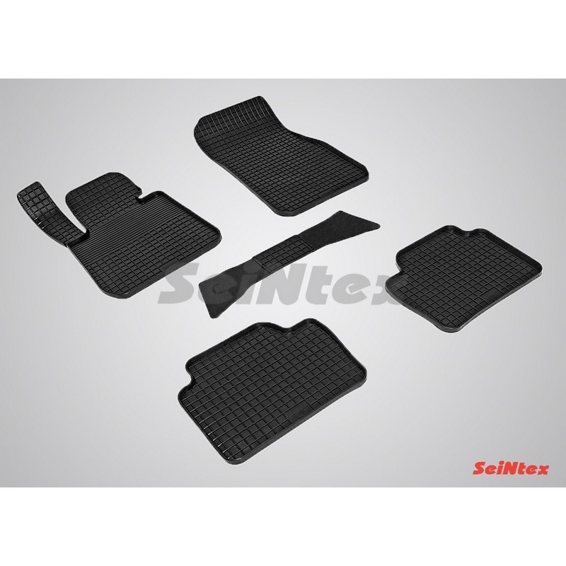 Коврики резиновые с рисунком "Сетка" BMW 3 Ser F-30 2011- (комплект) SEINTEX 84151