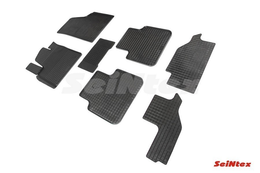 SEINTEX Коврики резиновые с рисунком "Сетка" VOLKSWAGEN TERAMONT 2017- (комплект) 89787