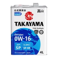 Масло моторное 0W-16 TAKAYAMA Zerotec GF-6B SР (4л) 605597