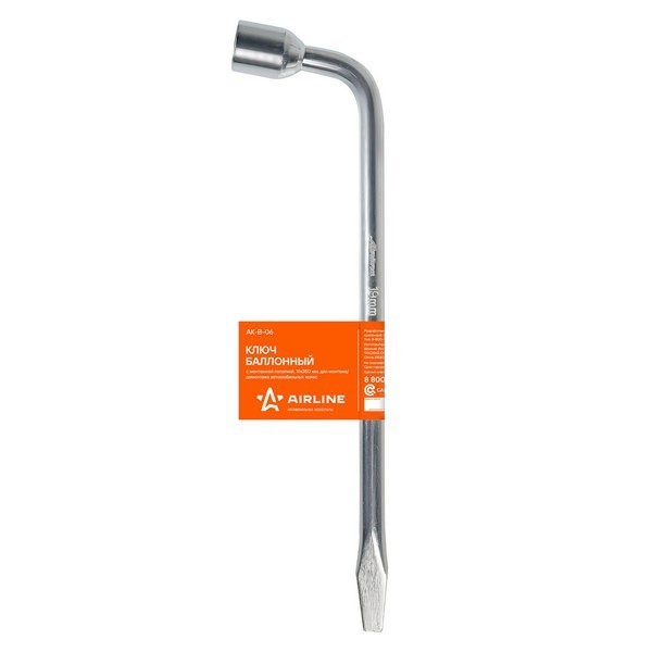 Ключ баллонный с монтажной лопаткой 19*270мм AIRLINE AKB06