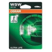 Автолампы 2825ULT-02B W5W 5W 12V W2,1X9,5D BLI2 4008321415189 OSRAM (комплект 2 шт)