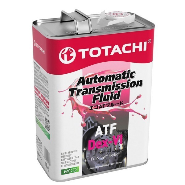 Жидкость АКПП TOTACHI ATF DEXRON VI (4л) 20904