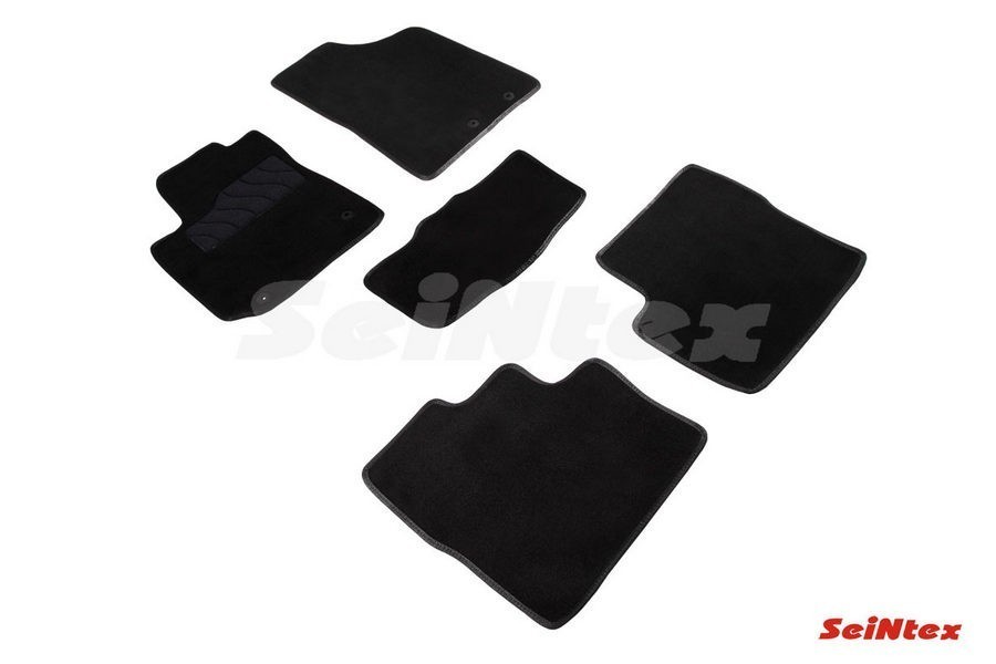Ворсовые коврики LUX для Geely Emgrand sedan 2018-н.в. (комплект) SEINTEX 92702