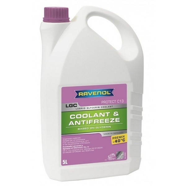 Антифриз RAVENOL LGC Protect C13 Premix -40C (5л) 1410129-005-01-999
