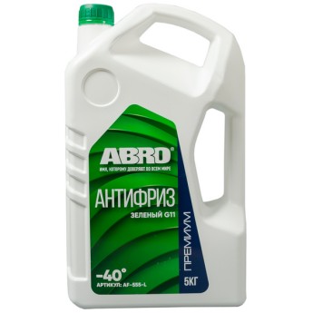 ABRO Антифриз (зеленый) G11 (5кг) AF555L
