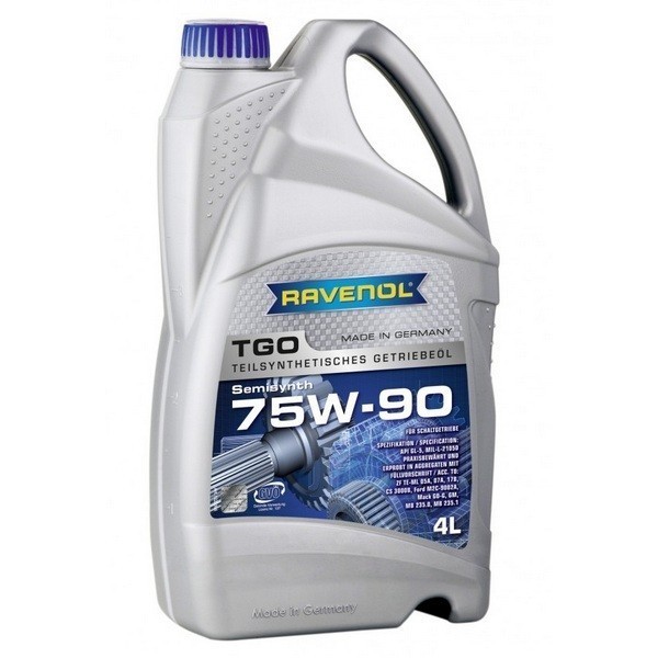 Масло трансмиссионное Ravenol 75W-90 TGO Gl-5 (4л) 1222105-004-01-999