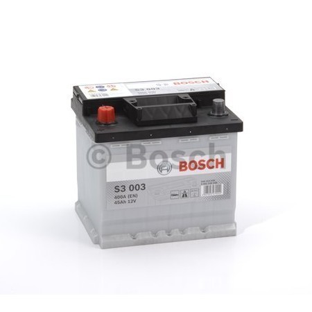 BOSCH Аккумулятор S3 12V 45Ah 400A (+/-) 0092S30030