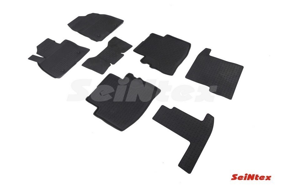 SEINTEX Коврики MAZDA CX 9 II с высоким бортом (комплект) 89265 (2018-) + перемычка