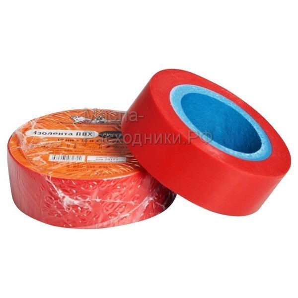 Изолента ПВХ, красная, 19 мм*10 м AIRLINE AITP12