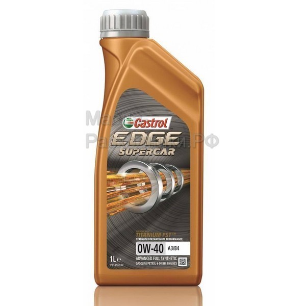 Масло моторное Castrol EDGE Supercar 0W-40 A3/B4 (1л) 15B6C0