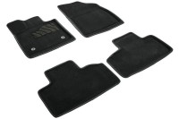 Ворсовые 3D коврики для BYD Song EV 2016-2019 99186 SEINTEX