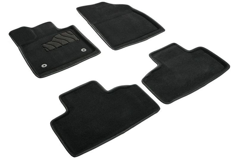 Ворсовые 3D коврики для BYD Song EV 2016-2019 99186 SEINTEX