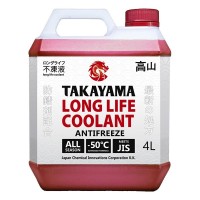Антифриз TAKAYAMA Long Life Coolant Red -50 (4л) 700508