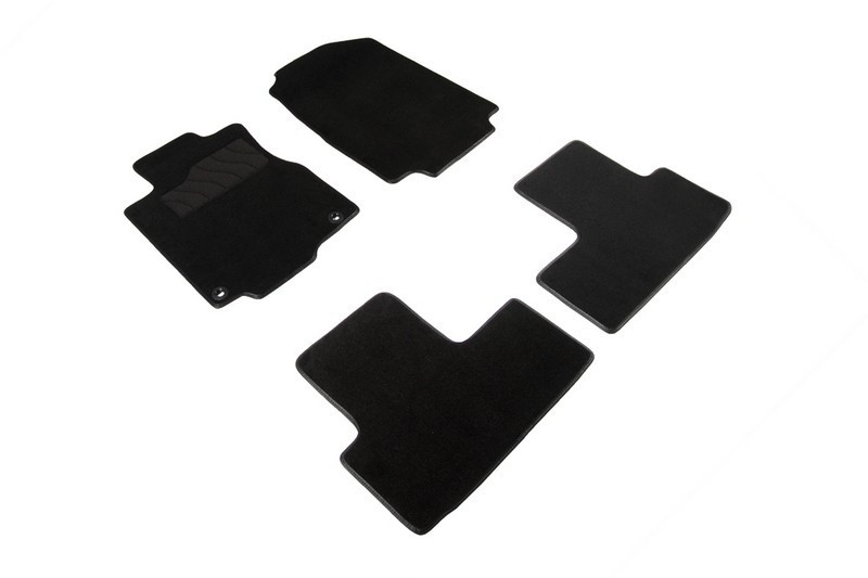 Ворсовые коврики LUX для Honda CR-V IV 2012-2018 (комплект) SEINTEX 94278