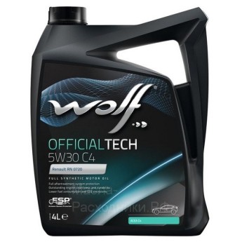 WOLF OFFICIALTECH 5W-30 C4 Масло моторное (4л) 8308413