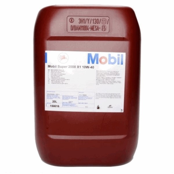 Масло моторное Mobil Super 2000 X1 10W-40 (20л) 150016