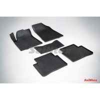 Коврики резиновые с рисунком "Сетка" NISSAN TEANA II 2008-2014 (комплект) SEINTEX 00725