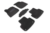 SEINTEX Ворсовые 3D коврики AUDI Q8 черные (комплект) 92716