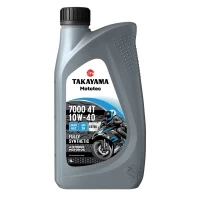 Масло моторное 4T 10W-40 TAKAYAMA Mototec 7000 SN JASO MA-2 (1л) 6056111