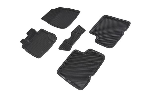 Коврики 3D EVA "РОМБ" Renault Duster АКПП 2011-2015 черные (комплект) 95228 SEINTEX