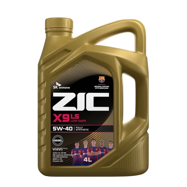 Масло моторное ZIC X9 LS 5W-40 Diesel (4л) 162609