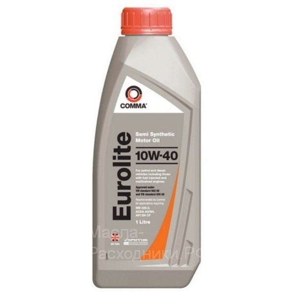 Comma EUROLITE 10W-40 Масло моторное (1л) EUL1L